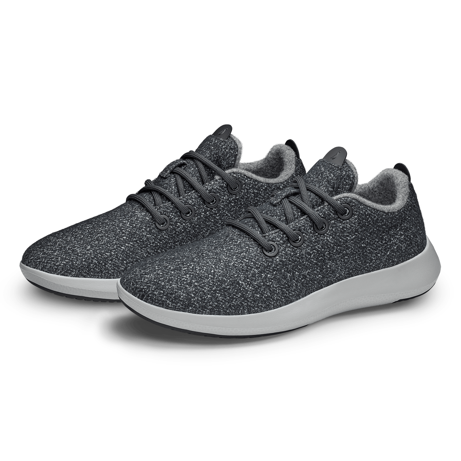 Women's Wool Runner Mizzles - Dark Grey (Light Grey)