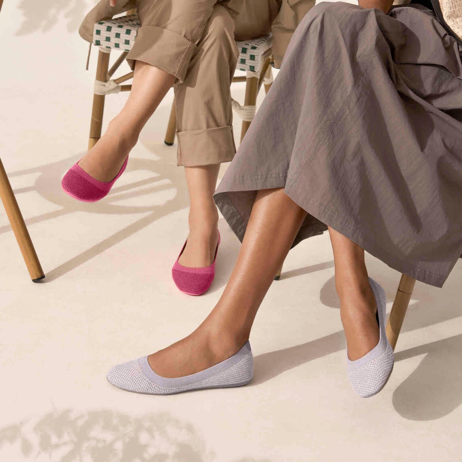 Women's Tree Breezers - Heathered Black (Black Sole)