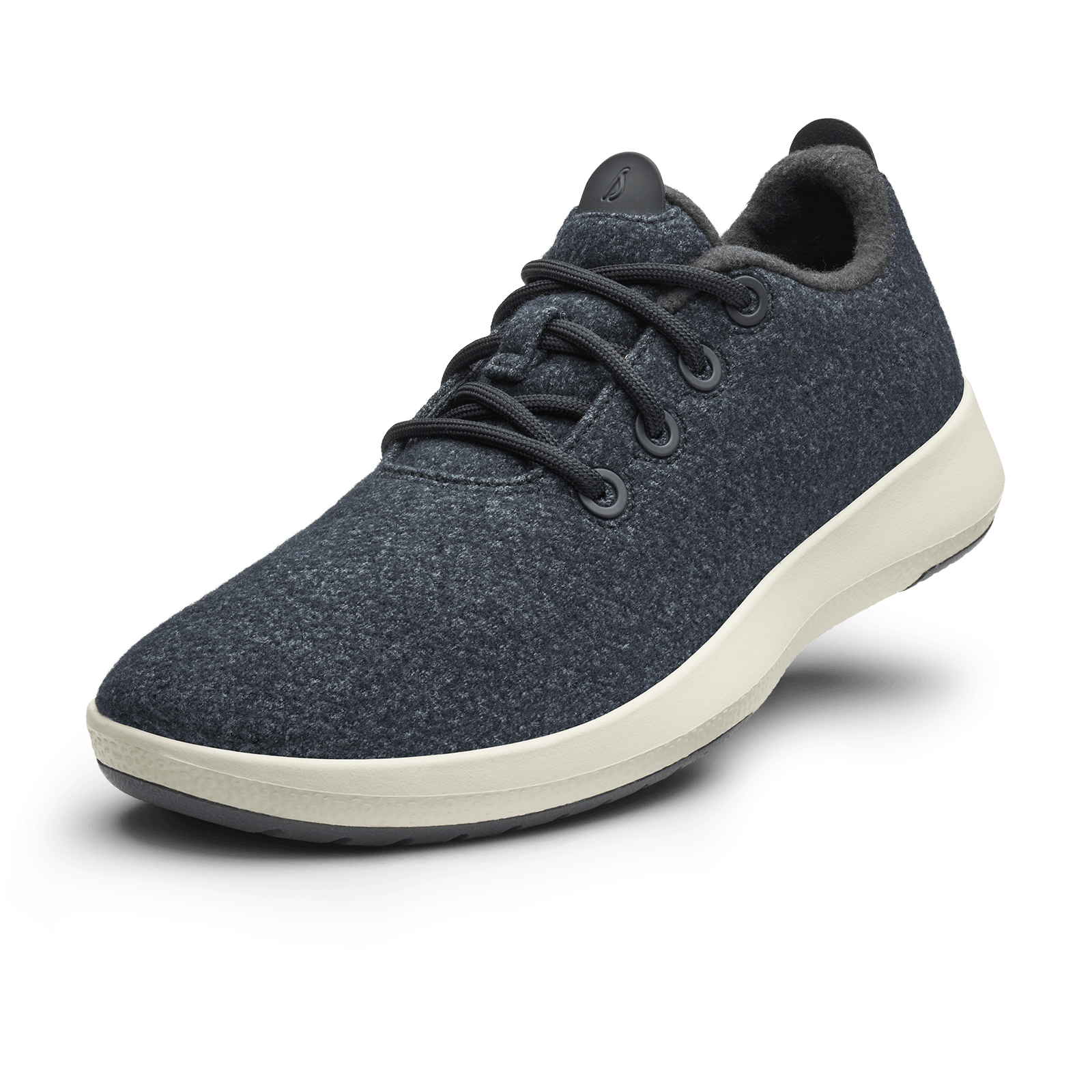 Women's Wool Runner Mizzles - Natural Black (Natural White Sole)