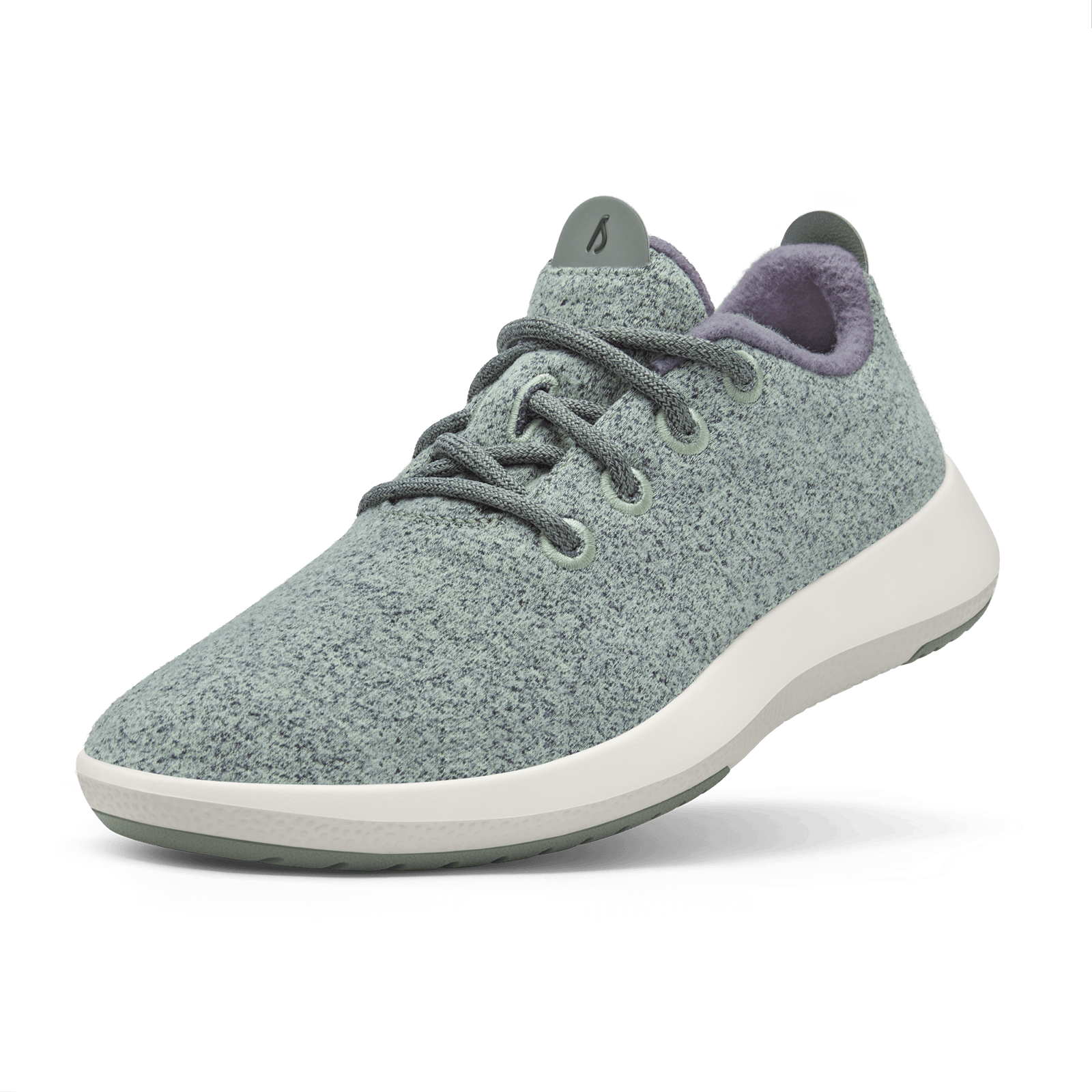 Men's Wool Runner Mizzles - Hazy Pine (Natural White Sole)