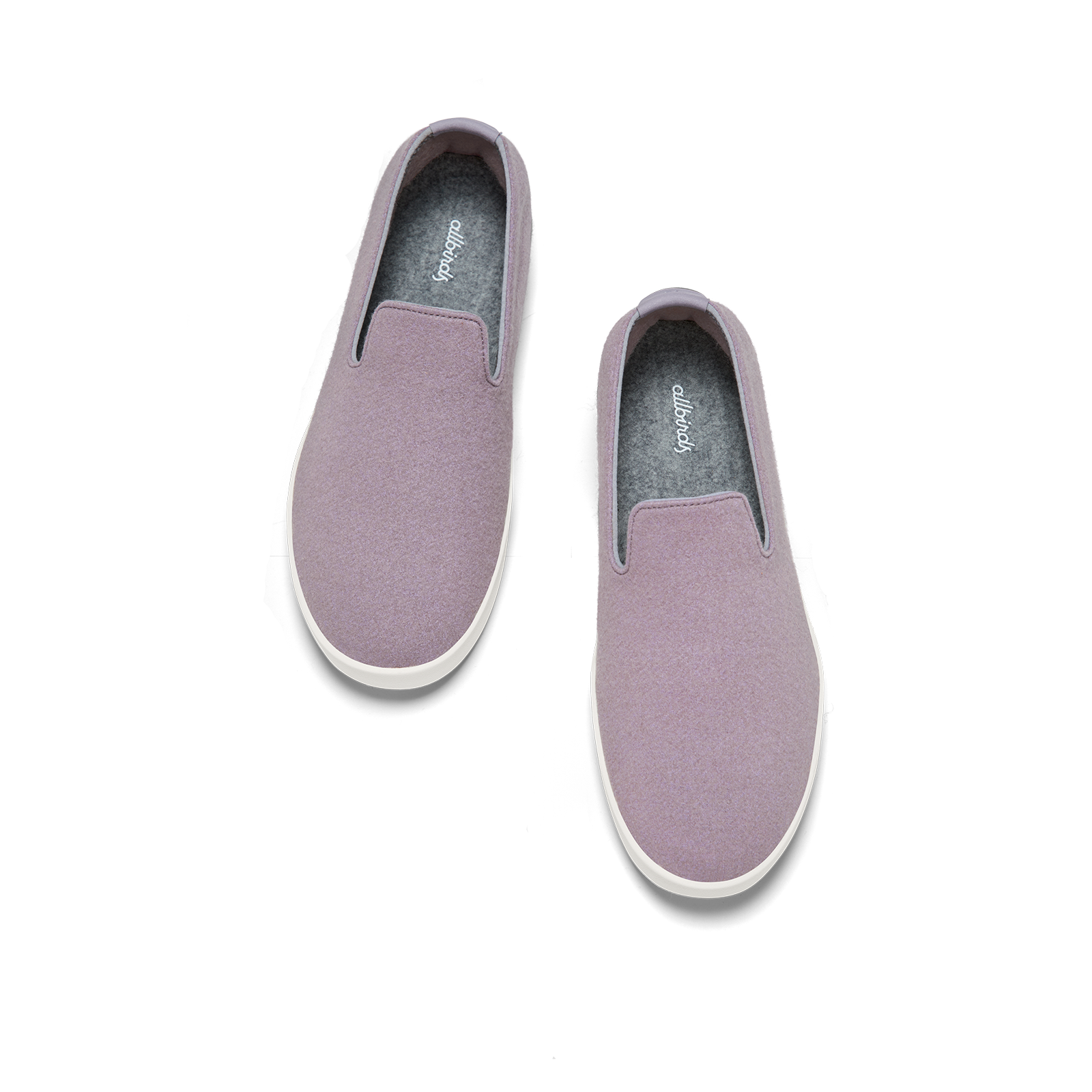 Women's Wool Loungers - Hazy Mauve (Natural White Sole)