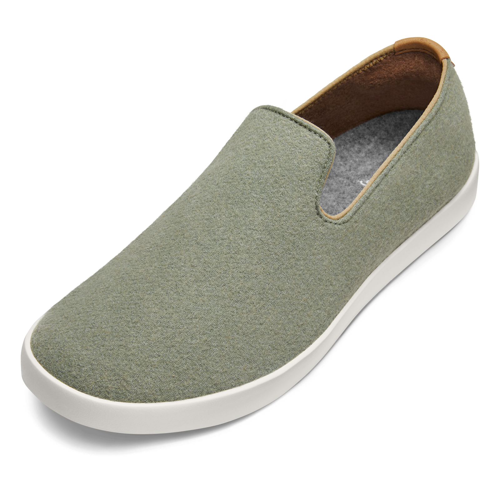 Women's Wool Loungers - Hazy Pine (Natural White Sole)