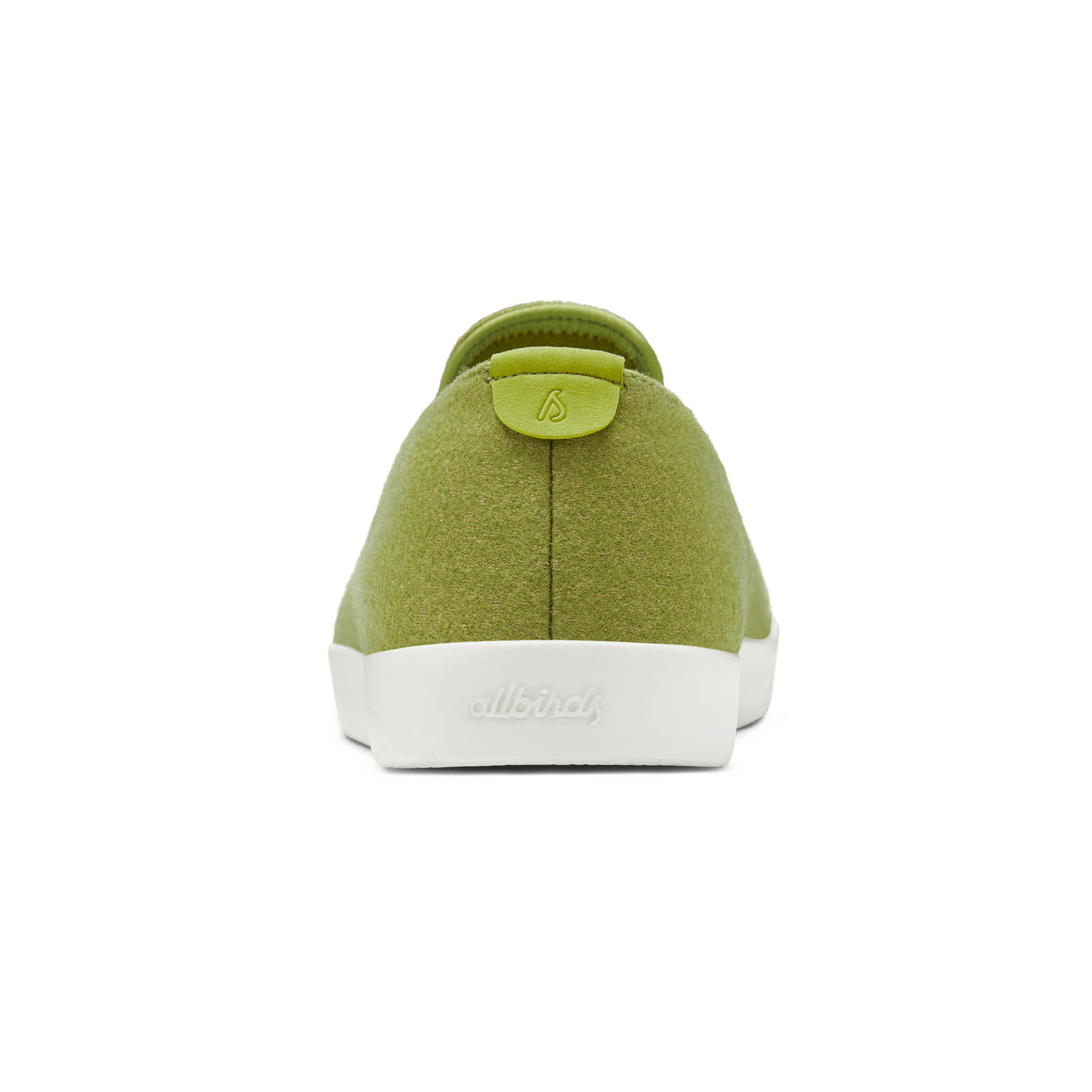 Women's Wool Loungers - Hazy Lime (Natural White Sole)
