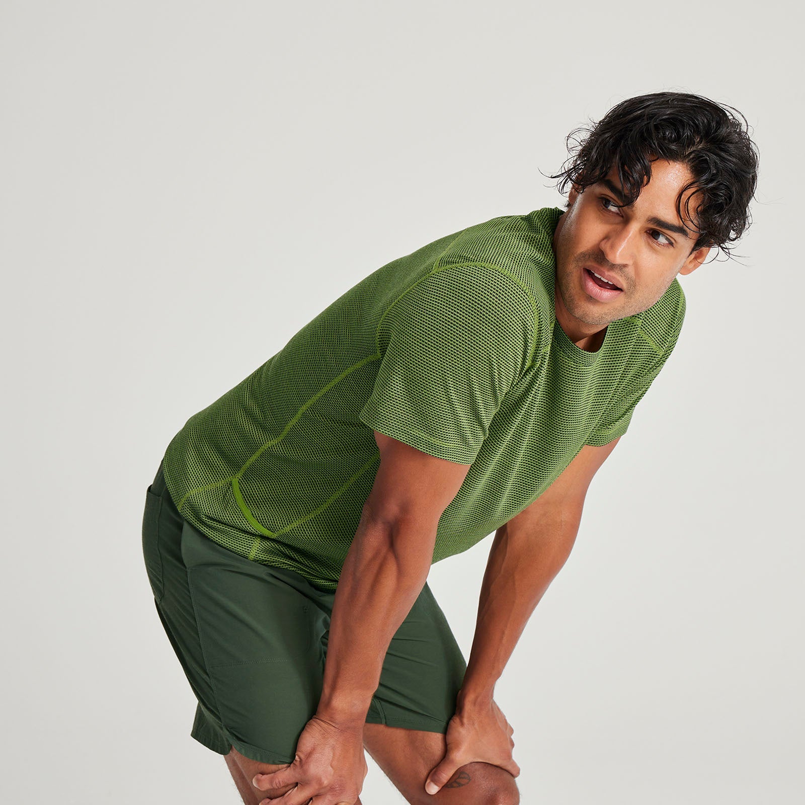 Men's Natural Run Tee - Pine