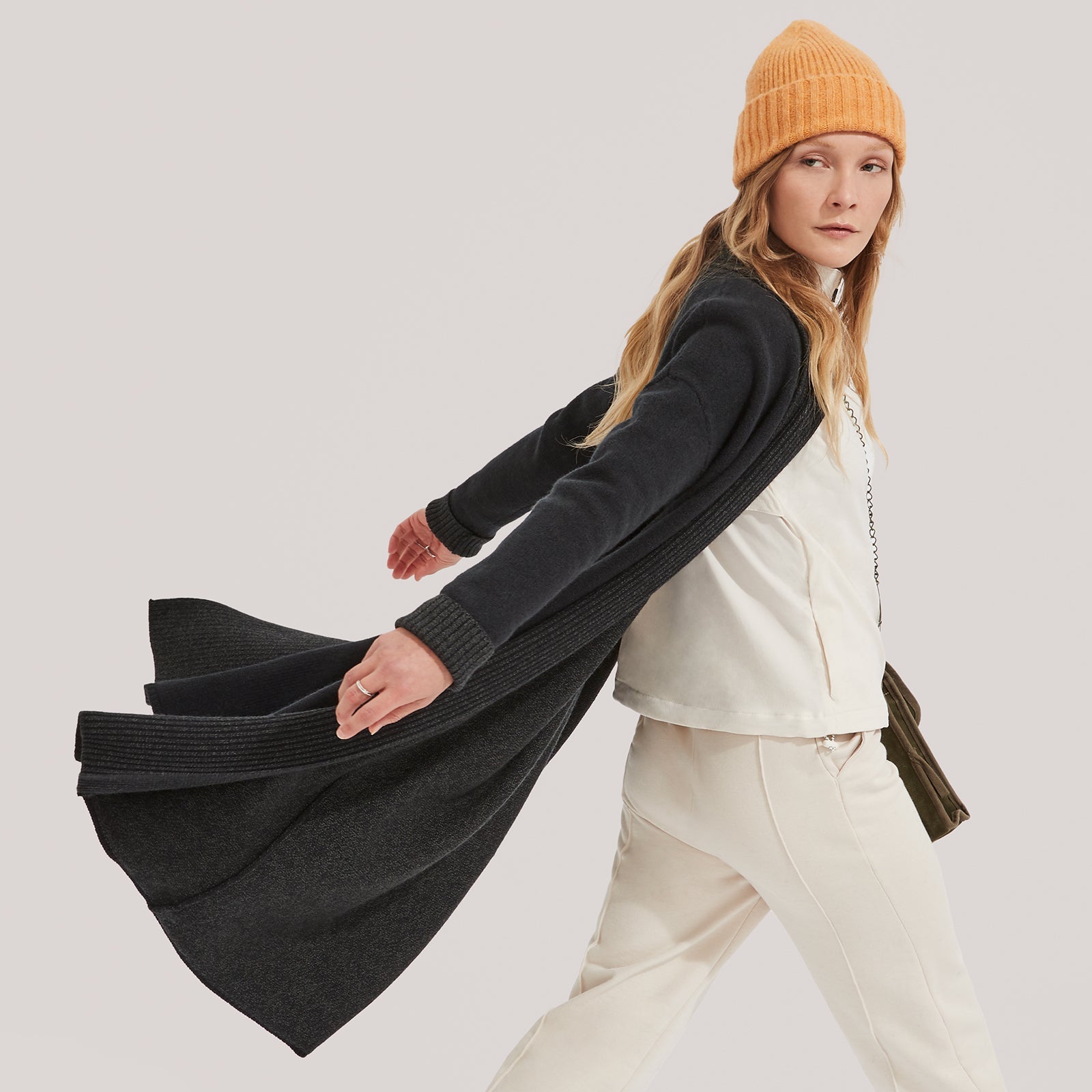Women's Wool Cardi - Long - Aspen