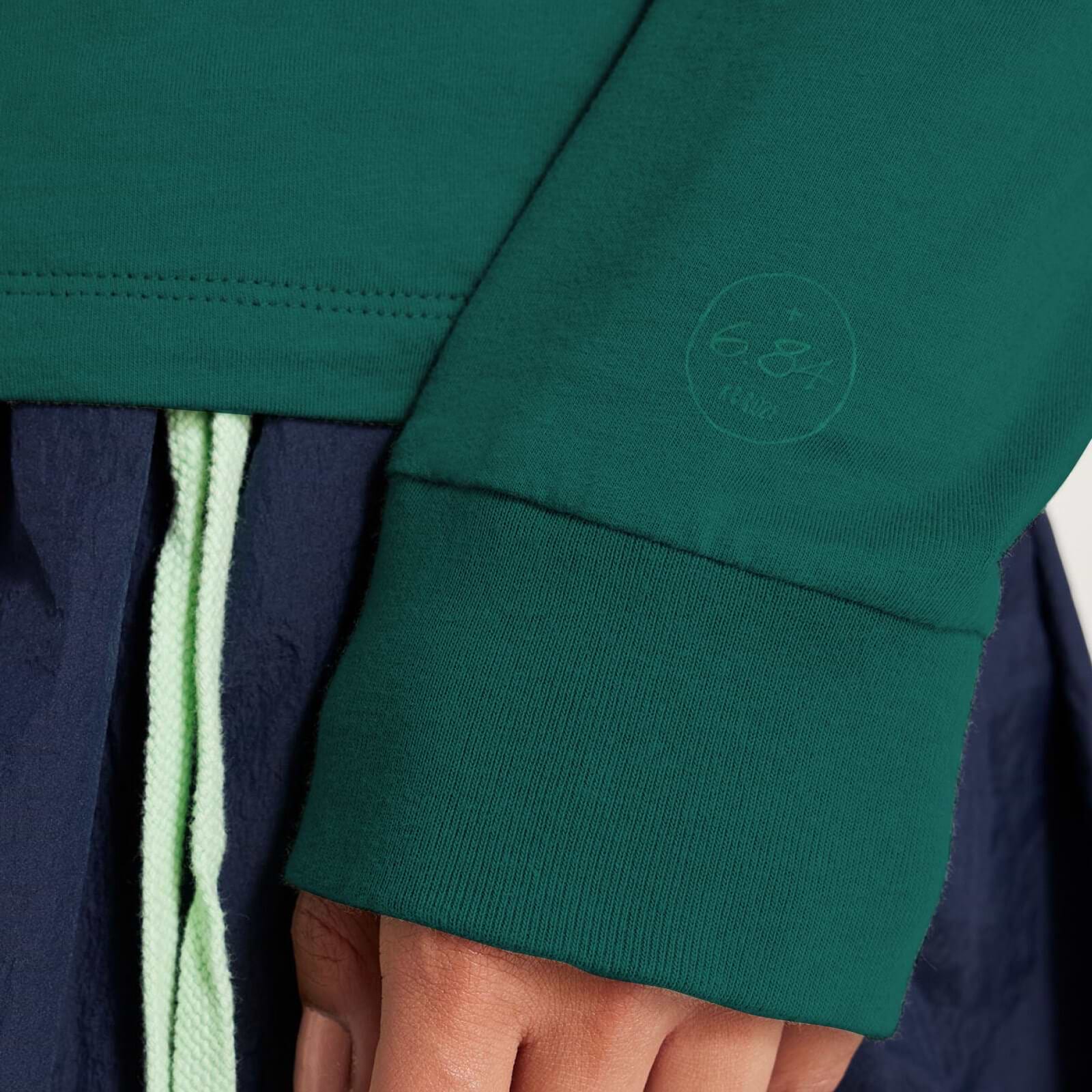 Women's Allgood Cotton Long Sleeve Tee - Deep Emerald