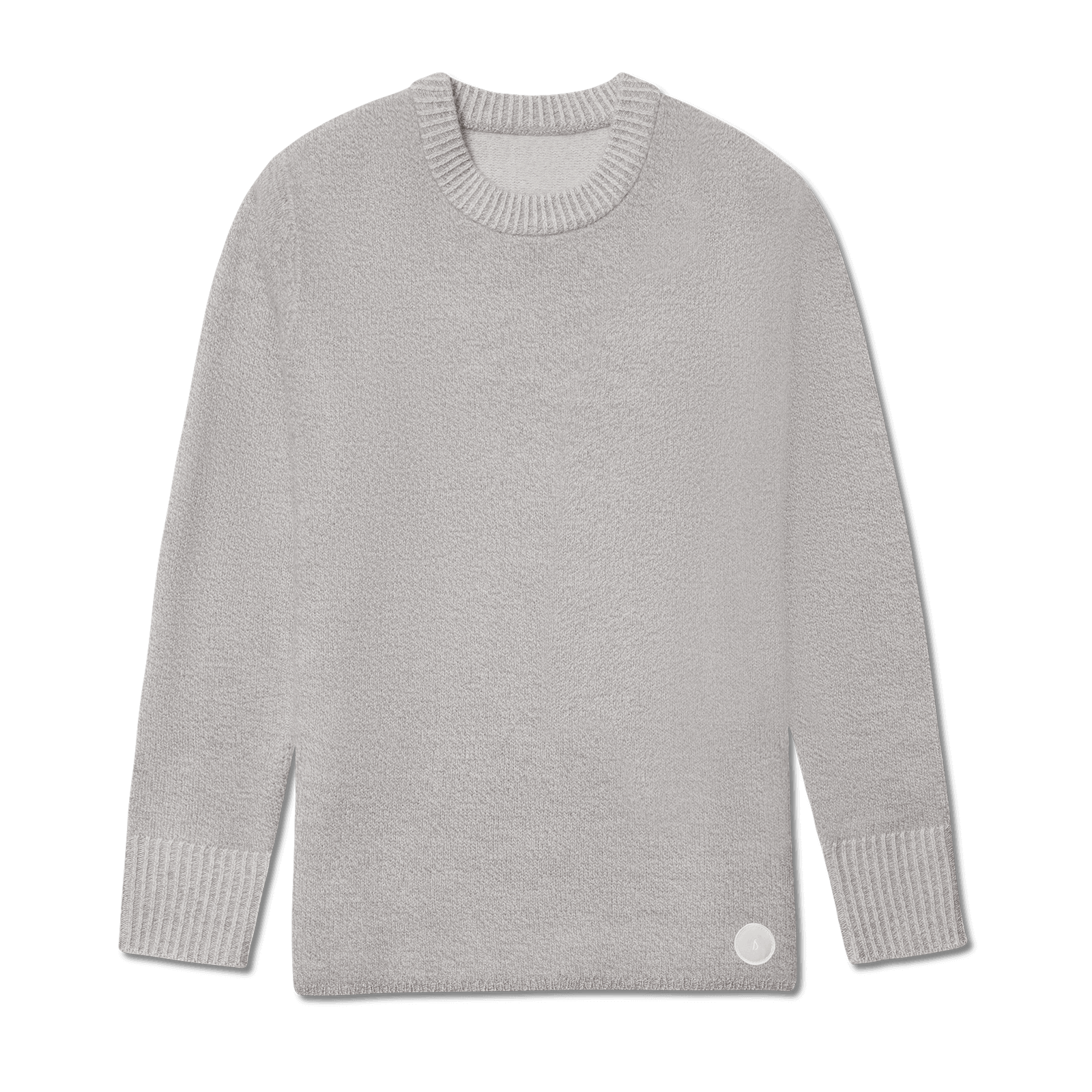 Men's Wool Jumper - Natural Grey