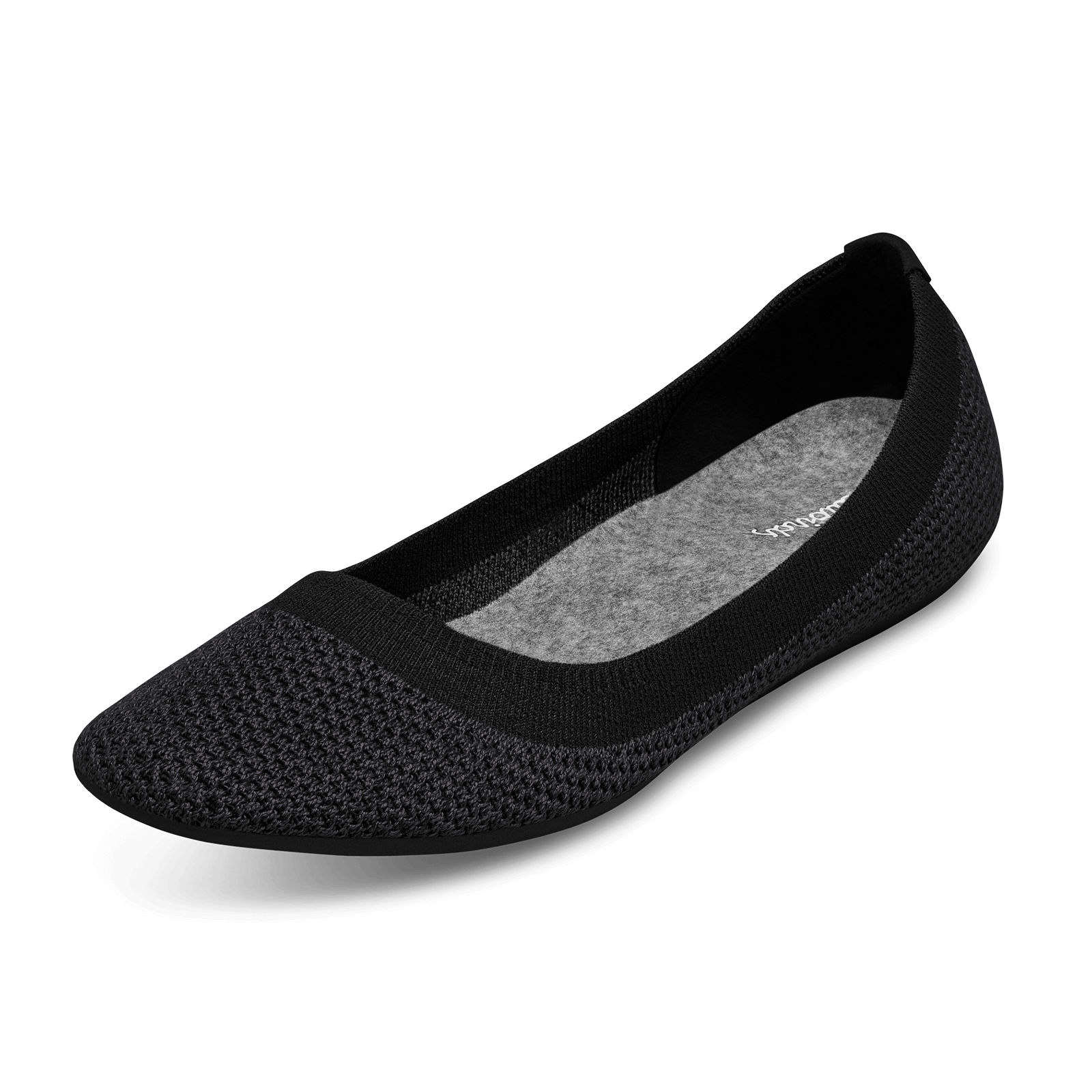 Women's Tree Breezers - Heathered Black (Black Sole)