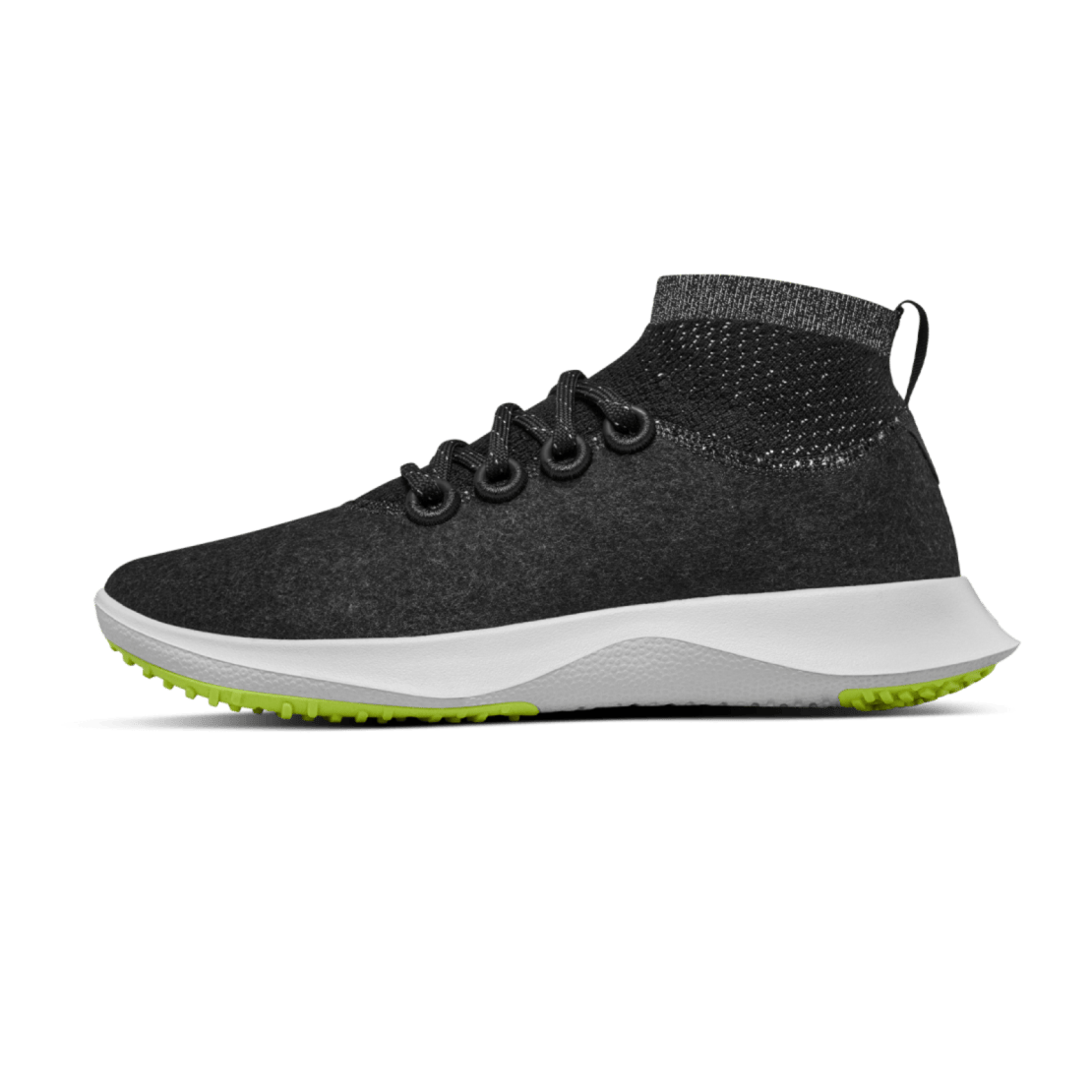 Women's Wool Dasher Mizzles - Mid - Natural Black (White Sole)