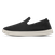 WL2MTBK SHOE LEFT GLOBAL MENS WOOL LOUNGER 2 TRUE BLACK CREAM