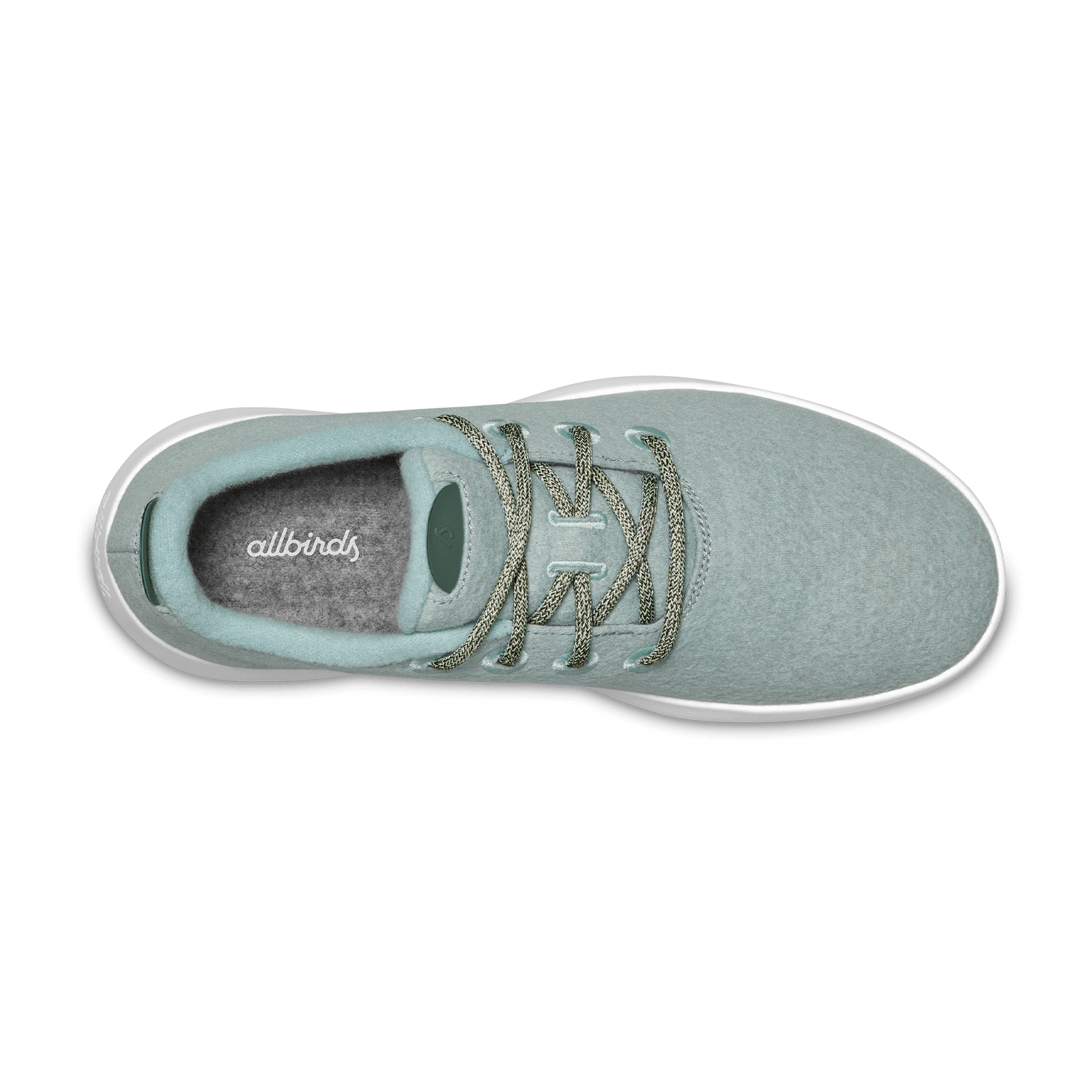 Men's Wool Runner Mizzles - Lichen (White Sole)