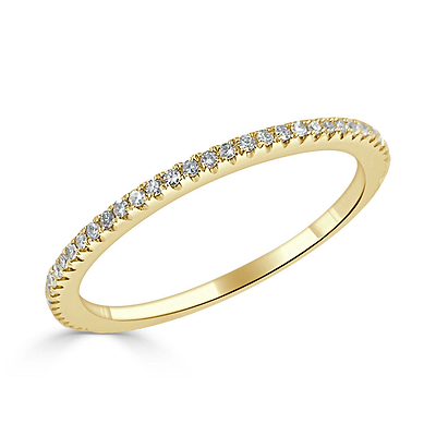 Diamond Eternity Band in 14K Yellow Gold