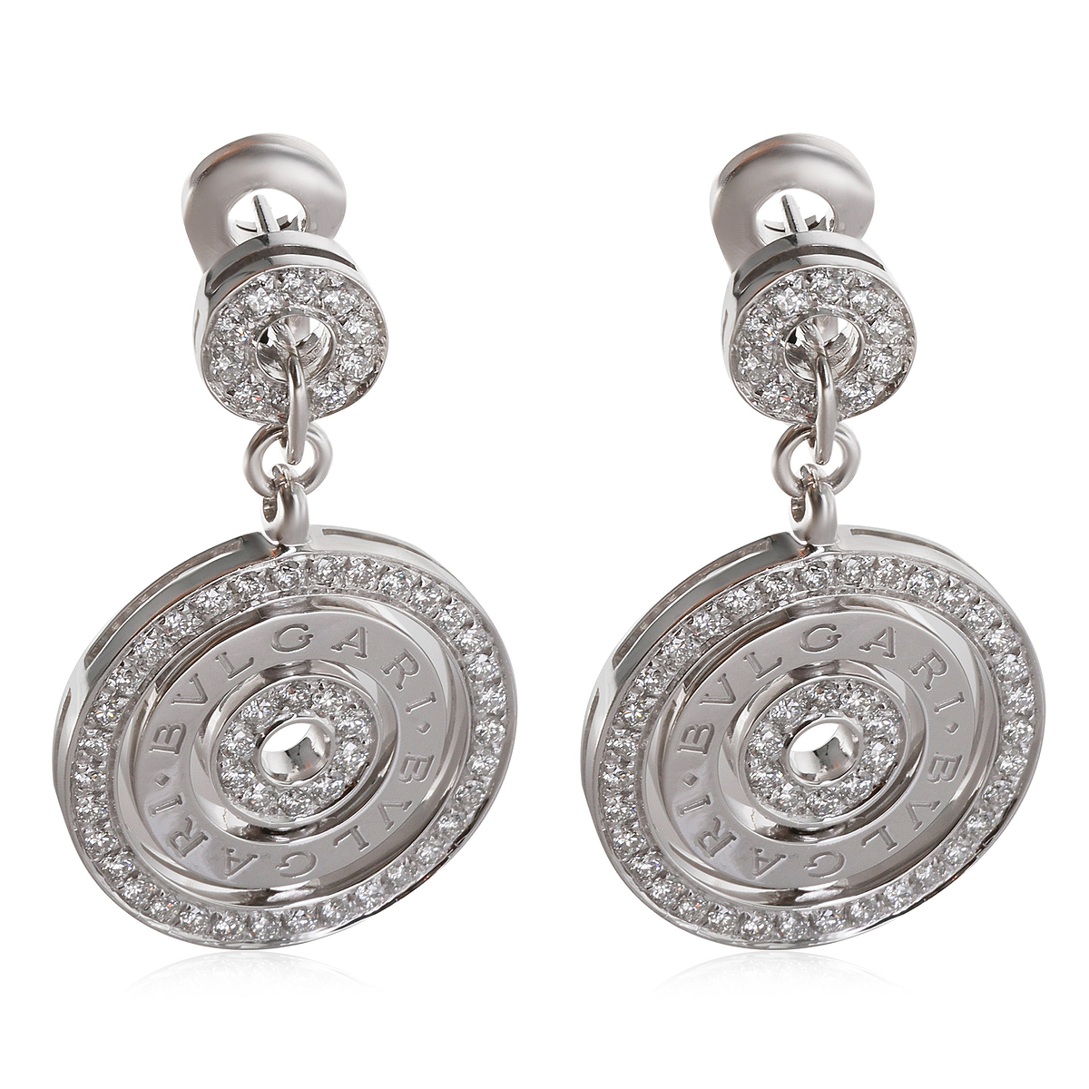 Cerchi Astrale Diamond Earrings in 18k White Gold 1.3 CTW