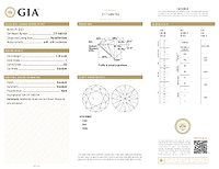 2.48 ctw GIA Diamond (I SI2) Stud Earrings in 14K White Gold