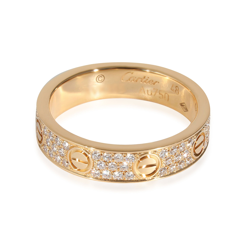 Yellow Gold Small Model Love Ring