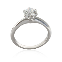 1.05 ct Round Brilliant Diamond Engagement Ring