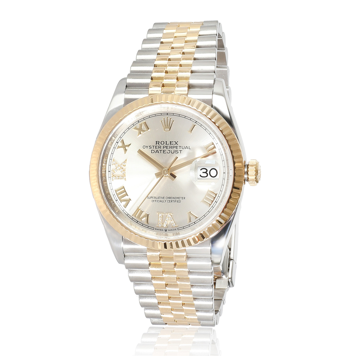 Datejust 126233 Unisex Watch in 18kt Stainless Steel/Yellow Gold