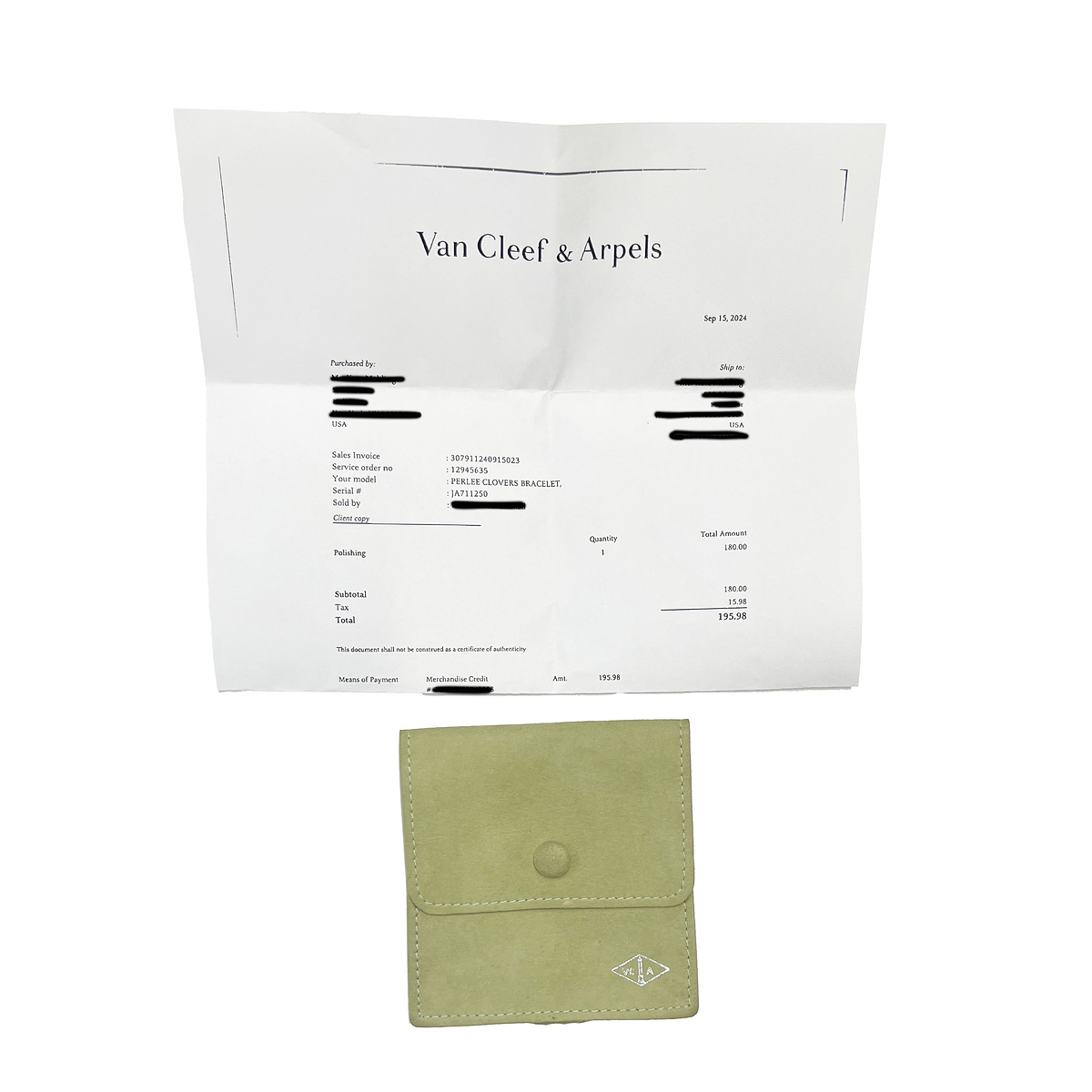 Perlee Clovers Bracelet in 18K Yellow Gold 1.78 Ctw