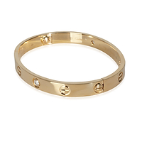 Yellow Gold Diamond Love Bracelet