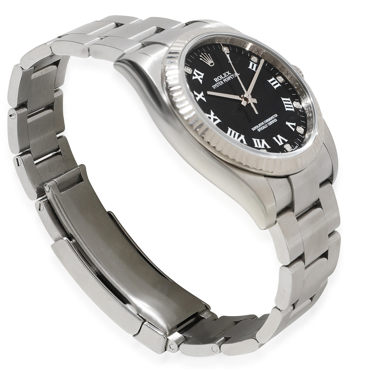 Datejust 116034 Unisex Watch in 18kt Stainless Steel/White Gold