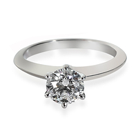0.81 ct Round Brilliant Diamond Engagement Ring