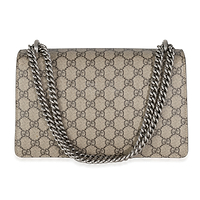 Beige GG Supreme Canvas Small Dionysus Chain Bag