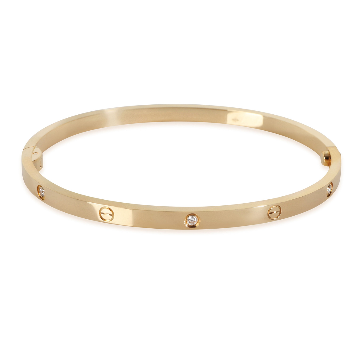 Yellow Gold Diamond Small Model Love Bracelet
