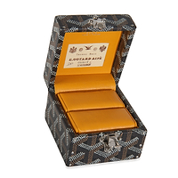 Black Goyardine Canvas Regence Mini Trunk