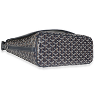 Navy Goyardine Canvas Capetien Messenger