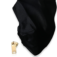 Black Calfskin Y Quilted Monogram Small Loulou Chain Satchel