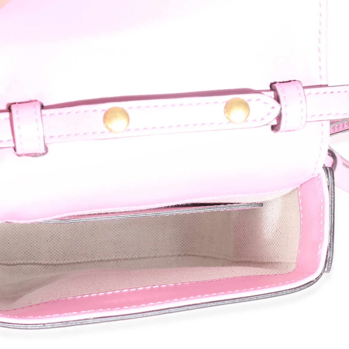 Pink Smooth Leather Bamboo Top Handle 1947 Convertible Backpack