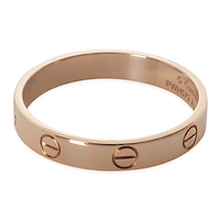 Rose Gold  Small Model Love Ring