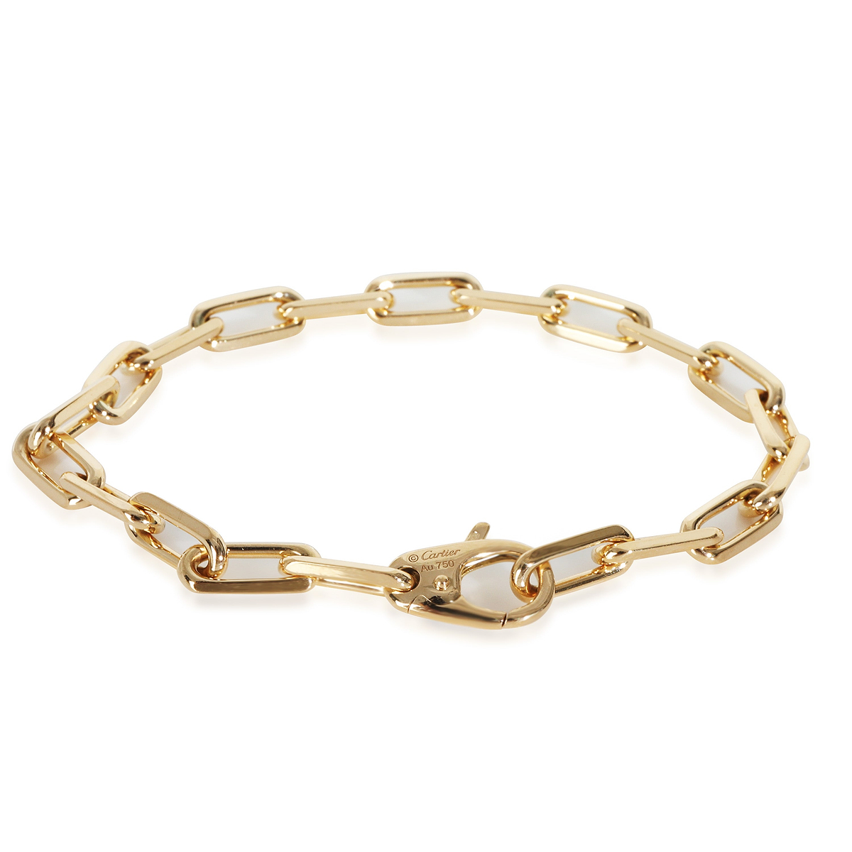 Yellow Gold Medium Model Santos de Cartier Bracelet