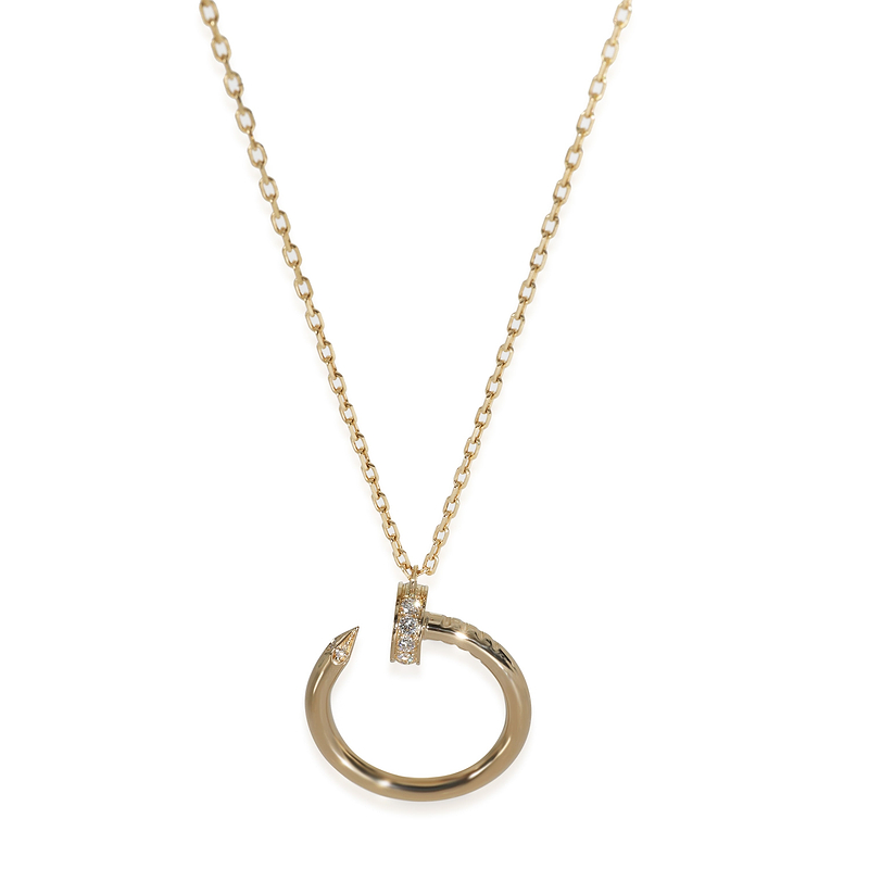 Yellow Gold Diamond Juste Un Clou Necklace