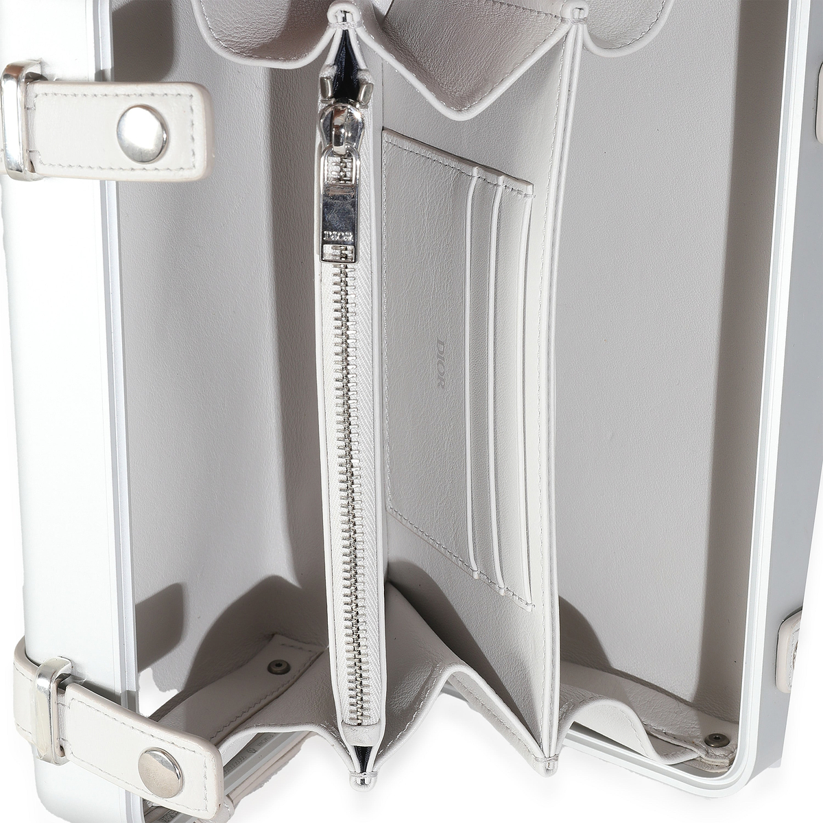 x RIMOWA Silver Aluminum Personal Clutch On Strap