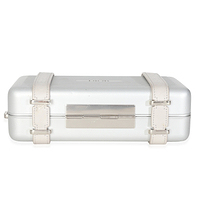 x RIMOWA Silver Aluminum Personal Clutch On Strap