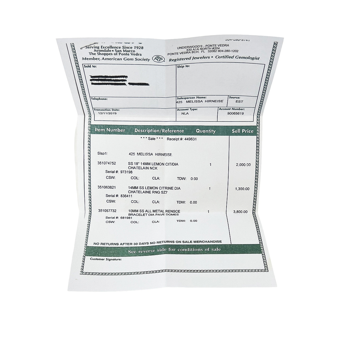 Sterling Silver Lemon Quartz and Diamond Chatelaine Ring