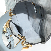 Blue Crinkled Patent Cannage Small My ABCDior Lady Dior