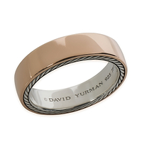 Rose Gold & Sterling Silver  Streamline Band