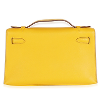 Jaune Ambre Swift Kelly Pochette GHW