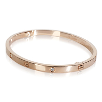 Rose Gold Diamond Small Model Love Bracelet