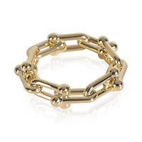 Yellow Gold Diamond HardWear Small Link Ring