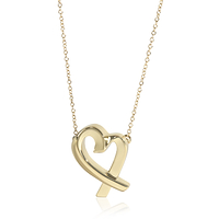 Yellow Gold  Vintage Paloma Picasso Loving Heart Pendant