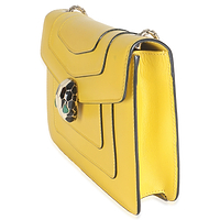 Bvlgari Yellow Smooth Calfskin Small Serpenti Forever