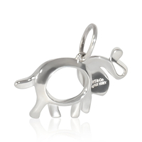 Sterling Silver Tsavorite Save The Wild Elephant Charm