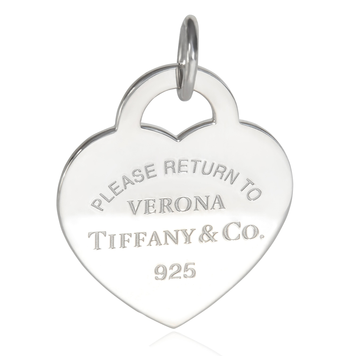 Sterling Silver  Return To Tiffany Verona Charm