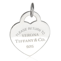 Sterling Silver  Return To Tiffany Verona Charm