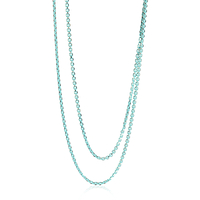 Sterling Silver  Thin Sparkle Chain Necklace