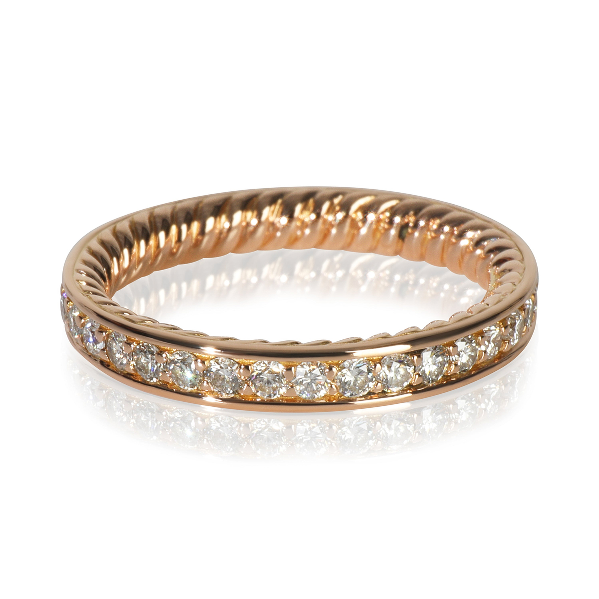 Rose Gold Diamond Band