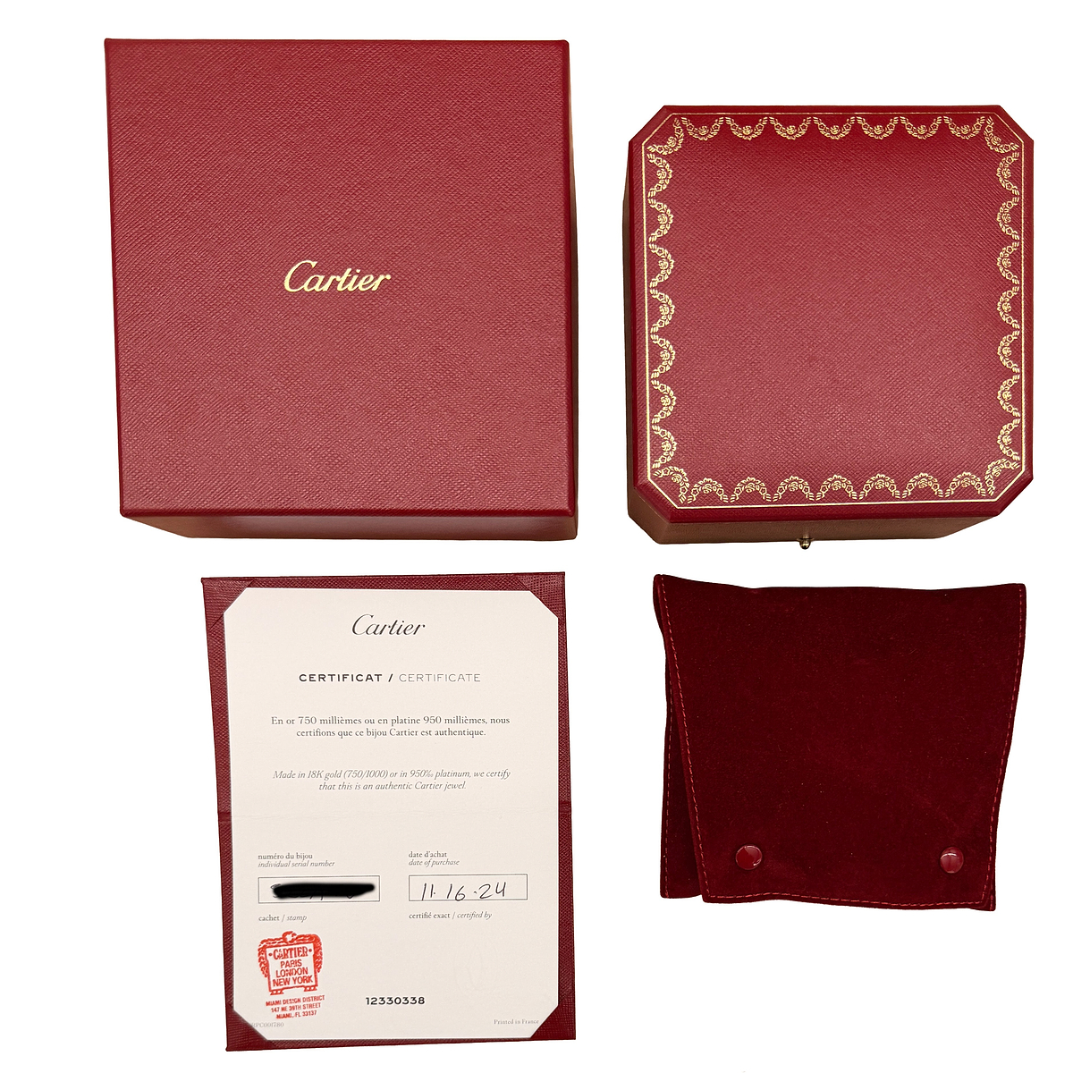 White Gold Diamond Love Bracelet